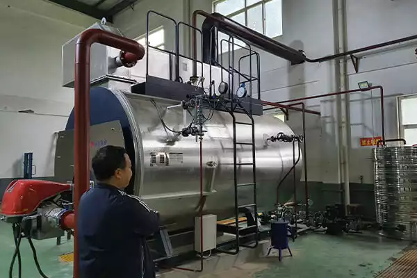 Nigeria 2 ton integrated condensing oil steam boiler IMG